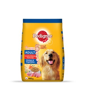 Pedigree Adult Chicken Vegetables 400G FOP