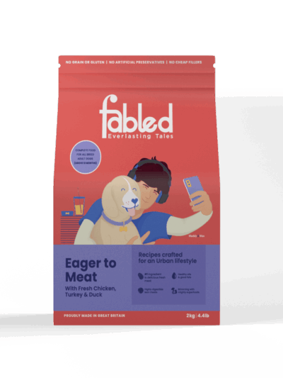 Fabled Eager To Meat Complete Food For All Breed Adult Dogs (Above 12 months)