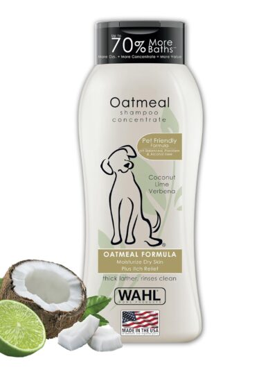 Wahl Oatmeal Dog Shampoo, Coconut Lime Verbena