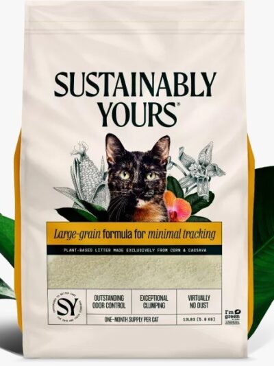 Sustainably Yours Natural Cat Litter, Large Grain Multi-Cat