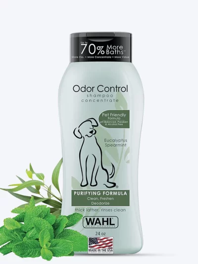 Wahl Odor Control Dog Shampoo, Eucalyptus Spearmint