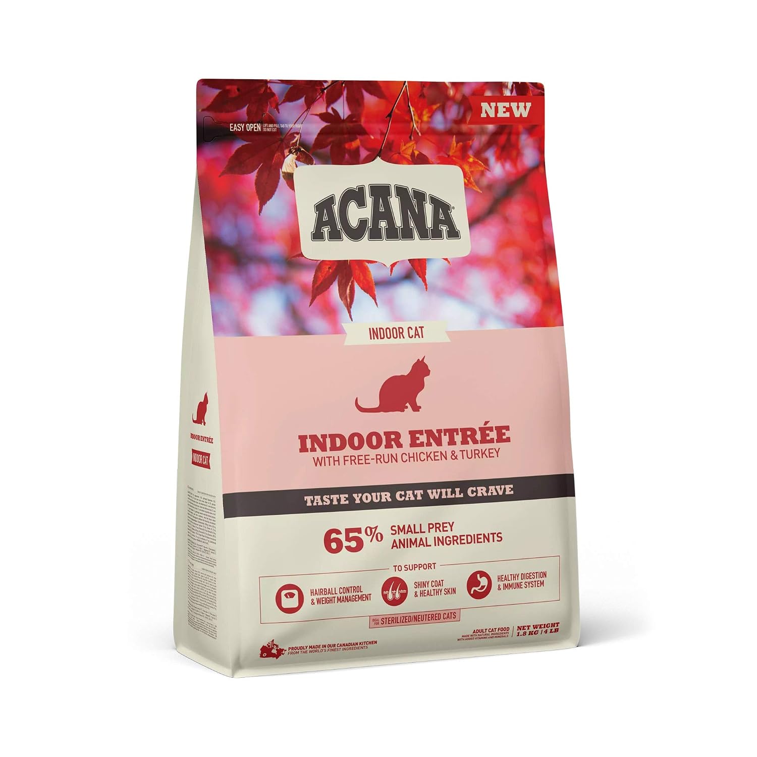 Acana Indoor Entree Cat Food, Chicken with Herring, All Life Stages 2 Acana Indoor Entree Cat Food, Chicken with Herring, All Life Stages - Image 2