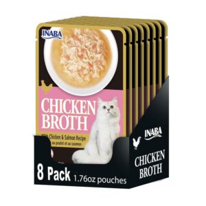 Inaba Chicken & Salmon Recipe Broth Cat Food