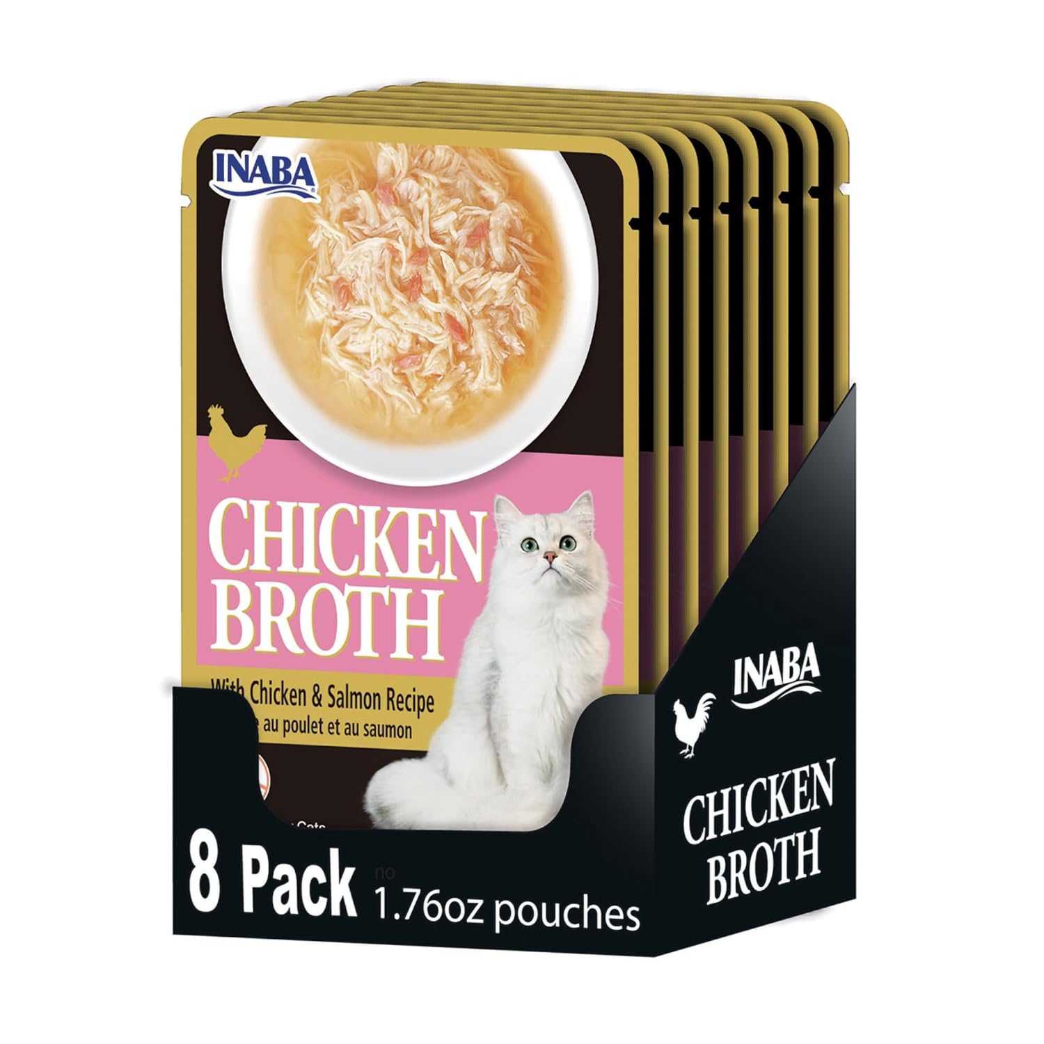 Inaba Chicken & Salmon Recipe Broth Cat Food 1 Inaba Chicken & Salmon Recipe Broth Cat Food