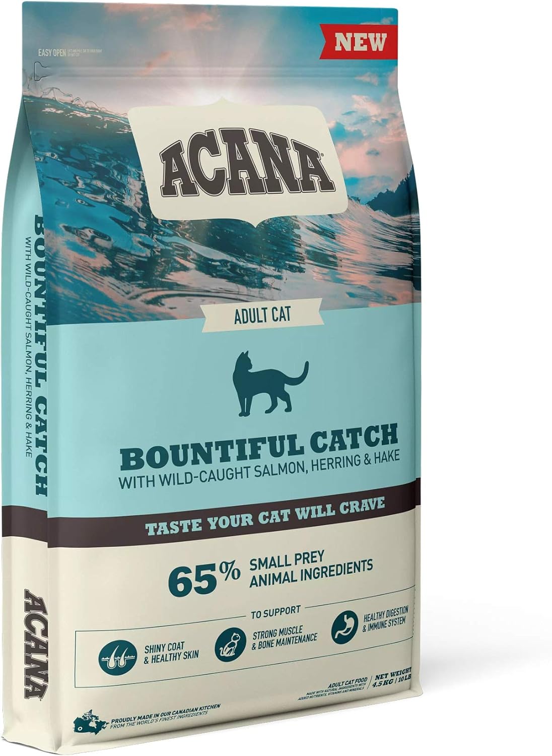 Acana Bountiful Catch Cat Food, Salmon with Whole Herring, All Life Stages 2 Acana Bountiful Catch Cat Food, Salmon with Whole Herring, All Life Stages - Image 2