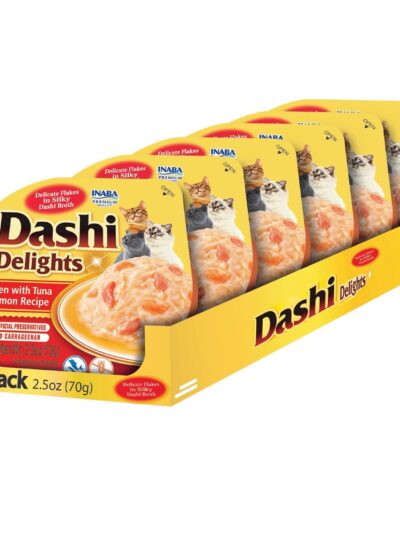 Inaba Dashi Delights Chicken with Tuna & Salmon Recipe