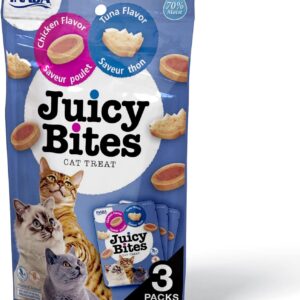 Inaba Juicy Bites Cat Treats : Tuna & Chicken Flavor, Pack of 6