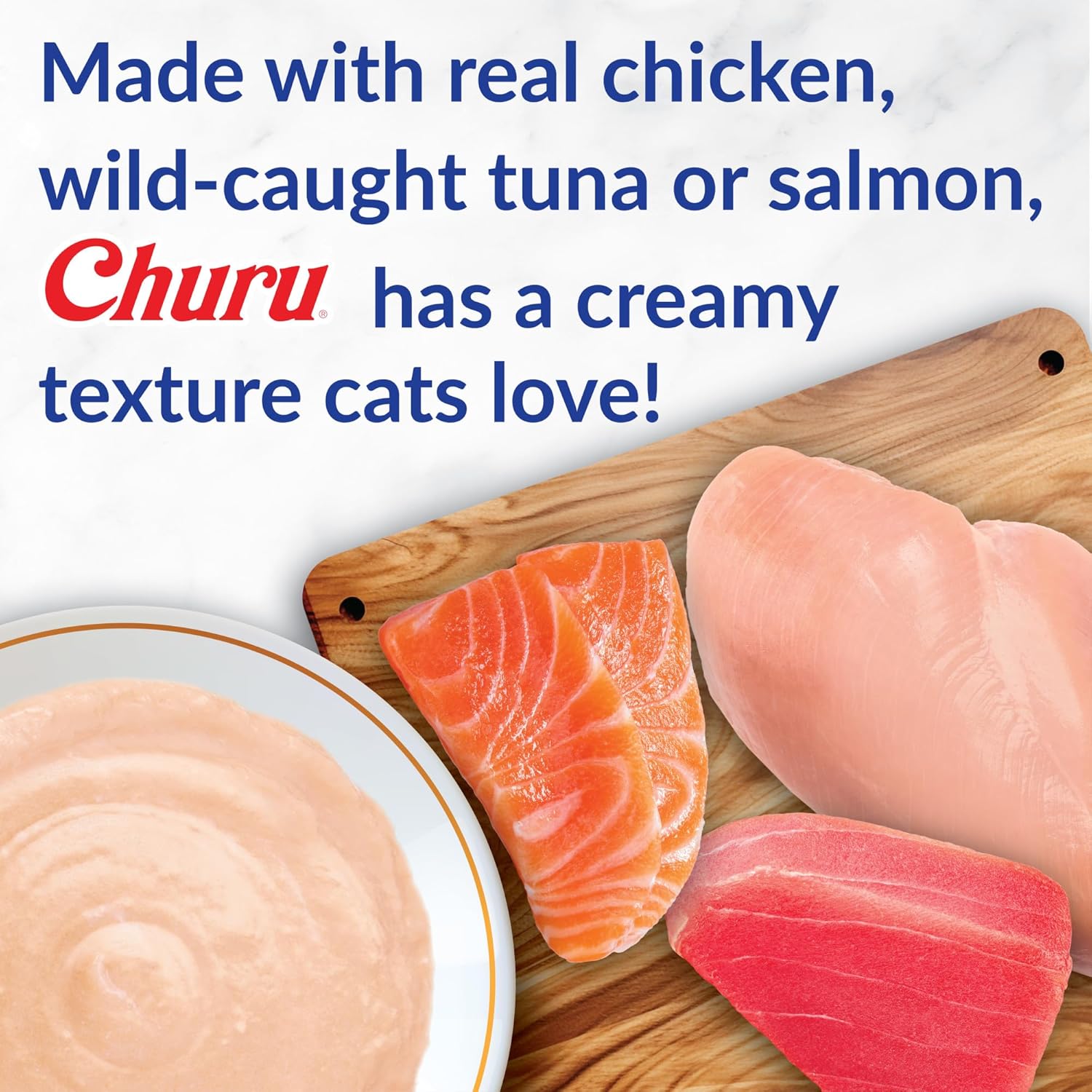 Inaba Churu Lickable Cat Treat Creamy Puree : Chicken Recipe, Pack of 6 3 Inaba Churu Lickable Cat Treat Creamy Puree : Chicken Recipe, Pack of 6 - Image 3