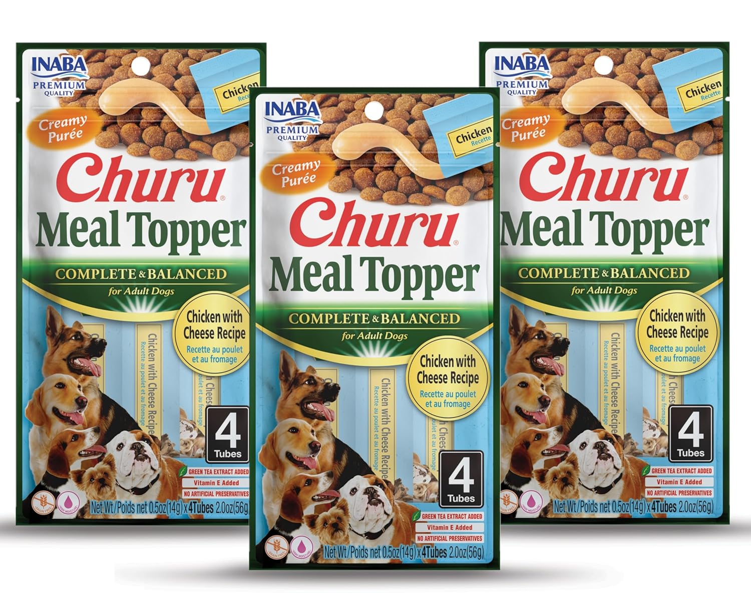Inaba Churu Chicken with Salmon Recipe Dog Treats, Grain-Free, High Protein, Soft & Creamy, Premium Japanese Dog Snack 1 Inaba Churu Chicken with Salmon Recipe Dog Treats, Grain-Free, High Protein, Soft & Creamy, Premium Japanese Dog Snack